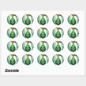 St. Patrick's Day Ronde Sticker (Vel)