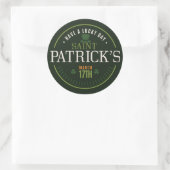 St. Patrick's Day Ronde Sticker (Tas)