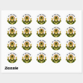 St. Patrick's Day Ronde Sticker (Vel)