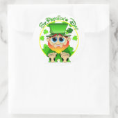St Patrick's Day Ronde Sticker (Tas)