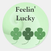St. Patrick's Day Ronde Sticker (Voorkant)