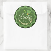 St. Patrick's Day Ronde Sticker (Tas)