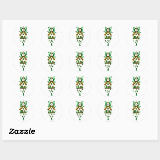 St. Patrick's Day Ronde Sticker (Vel)