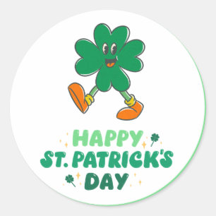 St.Patrick's Day Ronde Sticker