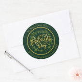 St. Patrick's Day Ronde Sticker (Envelop)