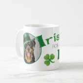 St. Patrick's Day Rottweiler Koffiemok (Voorkant links)