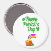 St. Patrick's Day Round Magnet (Voorkant / Achterkant)
