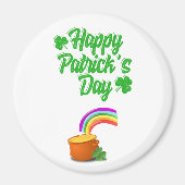 St. Patrick's Day Round Magnet (Voorkant)