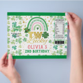 St Patrick's Day Roze Two Lucky Chip Bag Wrapper Flyer (Hand)