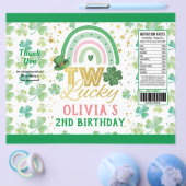 St Patrick's Day Roze Two Lucky Chip Bag Wrapper Flyer (Enkel)