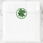 St. Patrick's Day - Rub My Shamrocks for Good Luck Ronde Sticker (Tas)