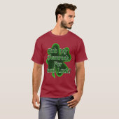 St. Patrick's Day - Rub My Shamrocks for Good Luck T-shirt (Voorkant volledig)