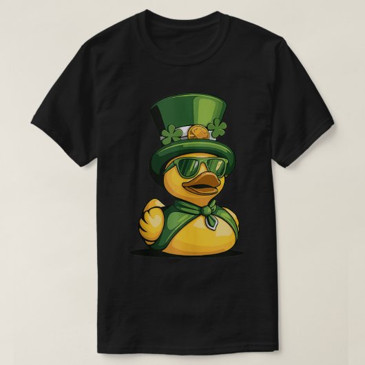St Patricks Day Rubber Duck 1 T-shirt (Design voorkant)