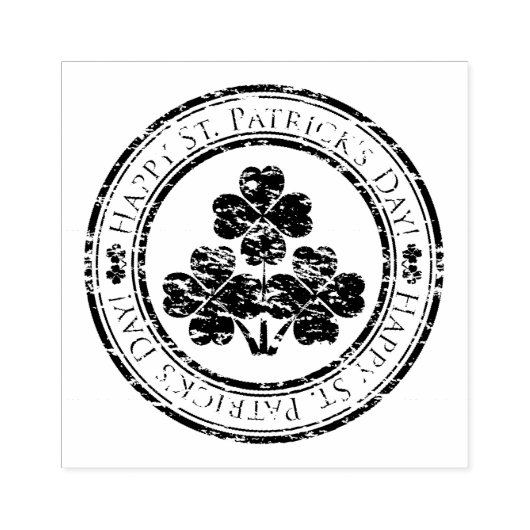 St. Patrick's Day Rubber Stamp Rubberstempel (Afrduk)