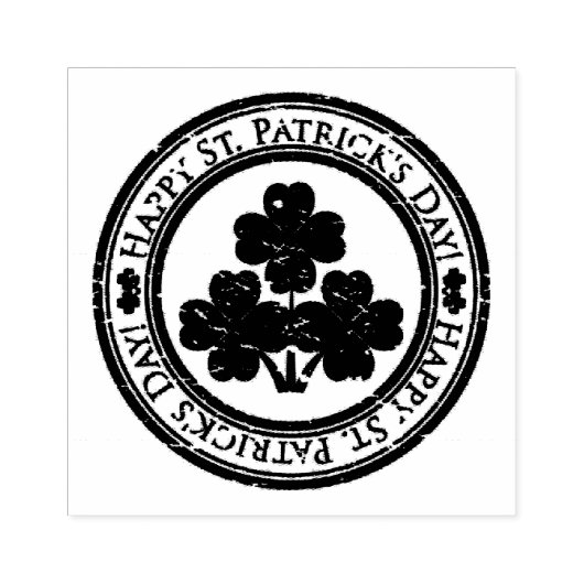 St. Patrick's Day Rubber Stamp Rubberstempel (Afrduk)