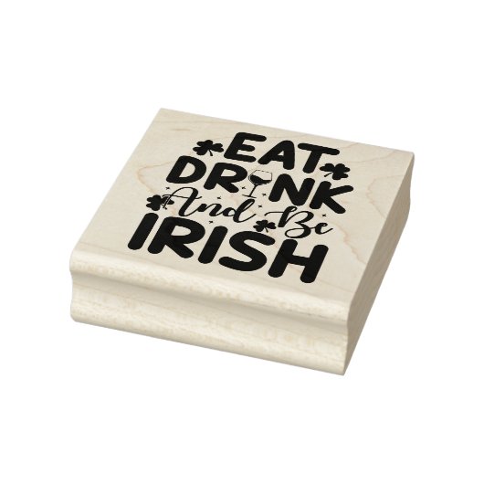 St Patrick's Day Rubber Stamp Rubberstempel (Stempel)