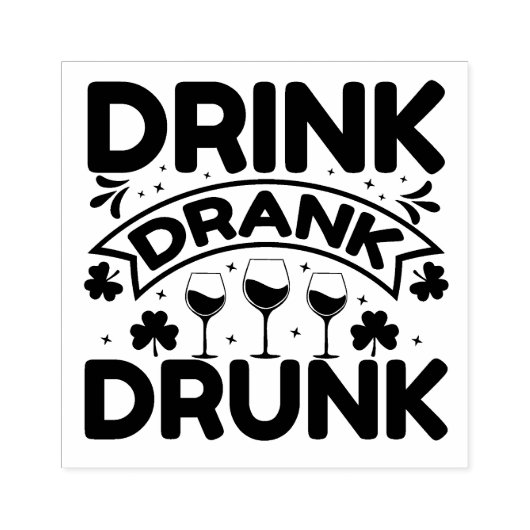 St Patrick's Day Rubber Stamp Rubberstempel (Afrduk)