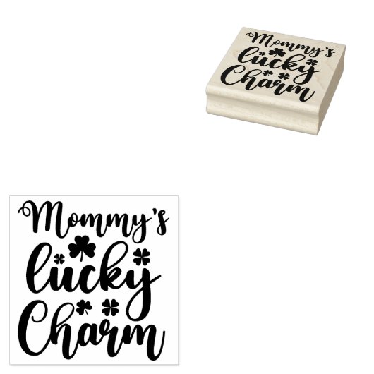 St. Patrick's Day rubber stempel (Gestempeld)