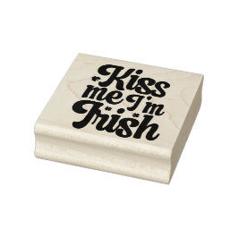 St. Patrick's Day rubber stempel