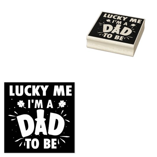 St. Patrick's Day rubberen stempel (Gestempeld)