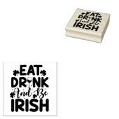 St. Patrick's Day rubberen stempel (Gestempeld)