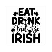 St. Patrick's Day rubberen stempel (Afrduk)