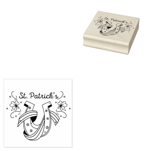 St Patrick's Day Rubberstempel (Gestempeld)