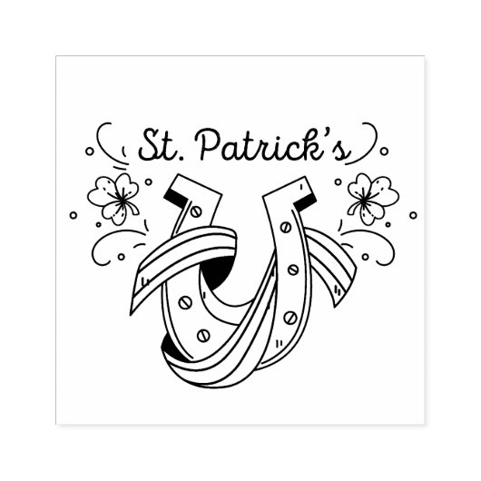 St Patrick's Day Rubberstempel (Afrduk)