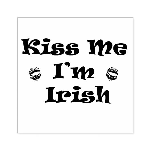 St Patrick's Day Rubberstempel (Afrduk)