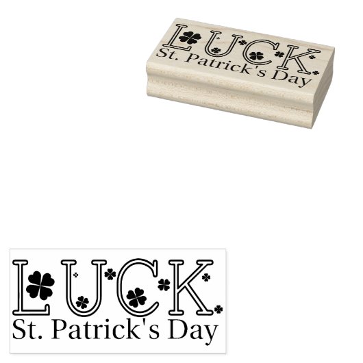 St Patrick's Day Rubberstempel (Gestempeld)
