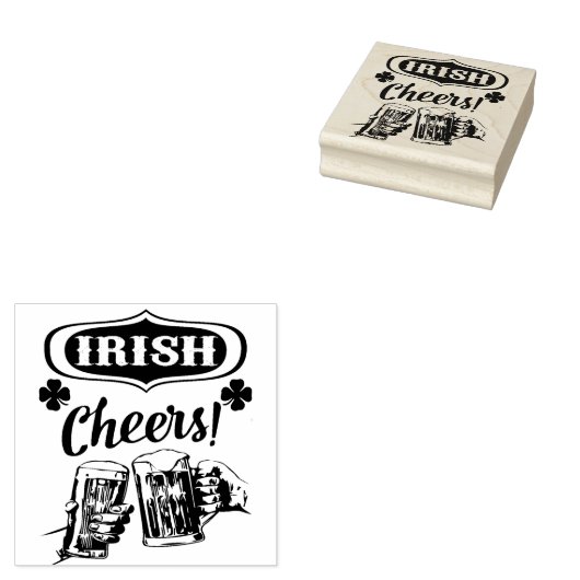 St Patrick's Day Rubberstempel (Gestempeld)