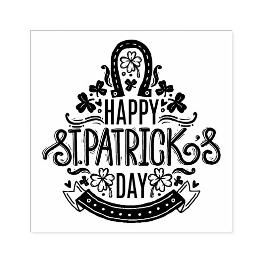St Patrick's Day Rubberstempel (Afrduk)