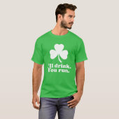 St. Patrick's Day Running T-shirt - Ik zal je Drin (Voorkant volledig)
