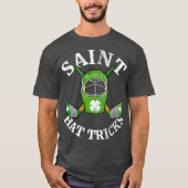 St Patricks Day Saint Pet Tricks Hockey Shamrock T-shirt (Voorkant)