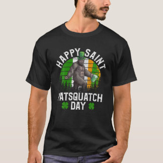 St Patrick's Day Sasquatch T shirt Iers Bigfoot G