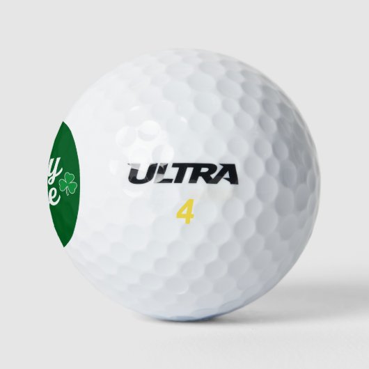 St Patricks Day Sassy Lassie Grappig Iers Golfballen (Logo)