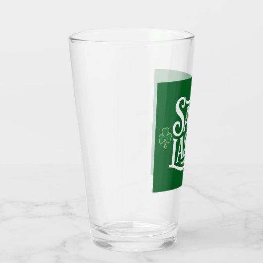 St Patricks Day Sassy Lassie Grappig Iers meisje Glas (Rechts)