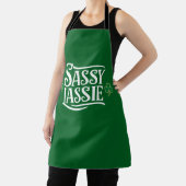 St Patricks Day Sassy Lassie Grappig Iers meisje Schort (Insitu)