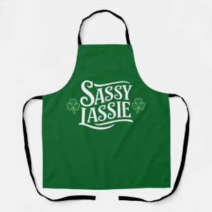 St Patricks Day Sassy Lassie Grappig Iers meisje Schort