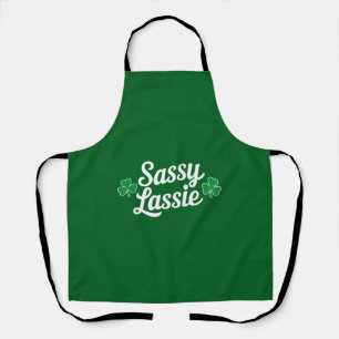 St Patricks Day Sassy Lassie Grappig Iers Schort