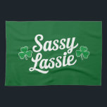 St Patricks Day Sassy Lassie Grappig Iers Theedoek<br><div class="desc">St Patricks Day Sassy Lassie Grappig Iers</div>