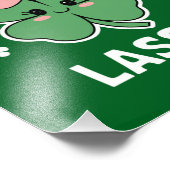 St Patricks Day Sassy Little Lassie Kinder Meisje Foto Afdruk (Hoek)