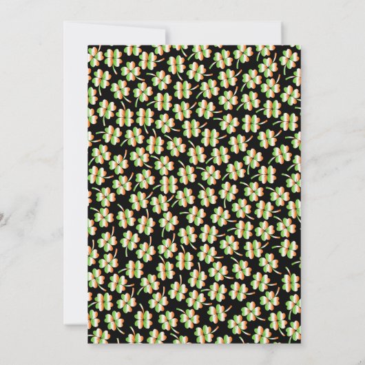 St Patrick's Day Save The Date (Achterkant)