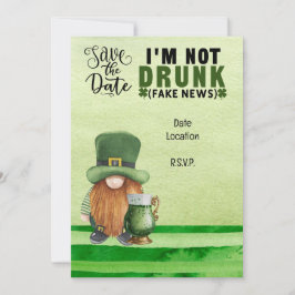 St. Patrick's Day Save the Date for Beer Kaart