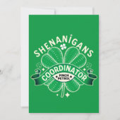 St. Patrick's Day - Schelmenstreken Coördinator Feestdagenkaart (Voorkant)