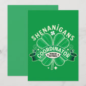 St. Patrick's Day - Schelmenstreken Coördinator Feestdagenkaart (Voorkant / Achterkant)
