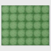 St. Patrick's Day schitteren glitter groen patroon Cadeaupapier (Vlak)