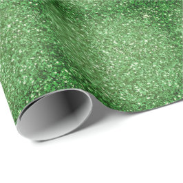 St. Patrick's Day schitteren glitter groen patroon Cadeaupapier