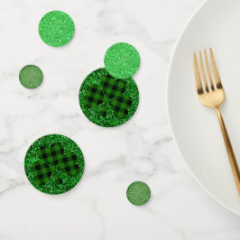 St. Patrick's Day schitteren glitter groen patroon Confetti