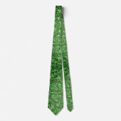 St. Patrick's Day schitteren glitter groen patroon Stropdas (Voorkant)
